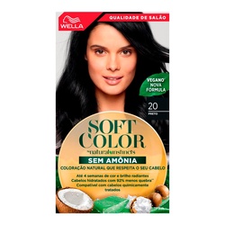 Tintura Soft Color 20 Preto 35g