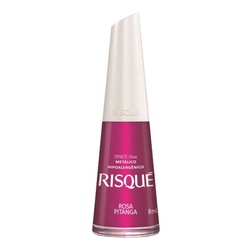 Esmalte Risque Voltei! MetÁlico Rosa Pitanga