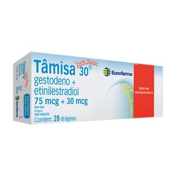 Tamisa 30 75mcg + 30mcg Sem Parar 28cpr