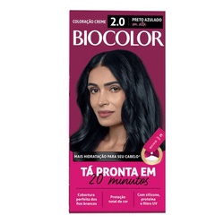 Tintura Biocolor Mini Kit 2.0 Preto Azulado Em Alta
