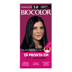 Tintura Biocolor Mini Kit 5.0 Castanho Claro Luxuoso