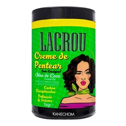 Creme De Pentear Kanechom Lacrou Óleo De Coco 1kg