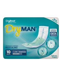 Absorvente Dry Man Masculino 10un