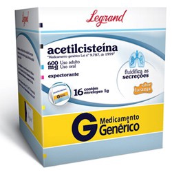Acetilcisteina 600mg 16env 5g Gen.legrand