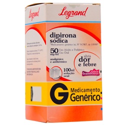 Dipirona Monoidratada 50mg/ml Sol Oral 100ml Gen.legrand