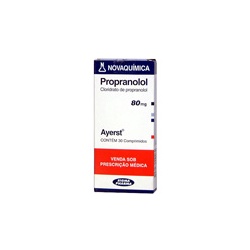 Propranolol Ayerst 80mg 30cpr