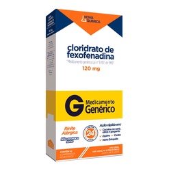 Fexofenadina 120mg 10 Comprimidos Gen.nova Quimica