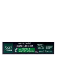 Creme Dental Boni Natural Branqueador Com CarvÃo 90g