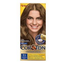Tintura Cor E Ton 7.1 Louro Cinza MÉdio