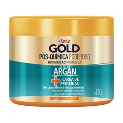 MÁscara Capilar Niely Gold Óleo De Argan PÓs QuÍmica 430g