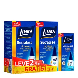 AdoÇante Linea Kit 2x75ml+25ml GrÁtis