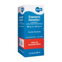 Espasmo Dimetiliv 80mg + 2,5mg Gotas 20ml