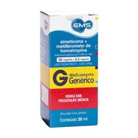 Dimeticona + Homatropina Gotas 20ml Gen.ems
