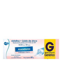 Nistatina + Óxido Zinco Pomada 60g Gen.ems