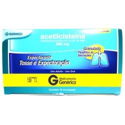 Acetilcisteina 600mg 16env 5g Gen.germed