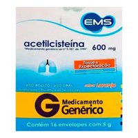 Acetilcisteina 600mg 16env 5g Gen.ems
