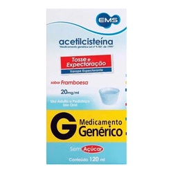 Acetilcisteina 20mg/ml Xpe Ped 120ml Gen.ems