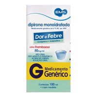 Dipirona Monoidratada 50mg/ml Sol Oral 100ml Gen.ems