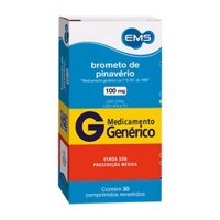 Brometo Pinaverio 100mg 30cpr Gen.ems