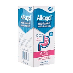 Alkagel Susp Oral Morango 240ml