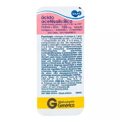 Ácido Acetilsal.100mg Env 10cpr (f)