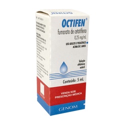 Octifen 0,25mg Sol Oft 5ml
