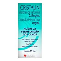 Cristalin 0,25mg/ml + 3mg/ml Sol Oft 15ml