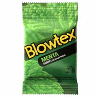 Preservativo Blowtex Lubrificado Menta 3un