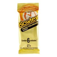 Preservativo Blowtex Prazer Prolongado 6un