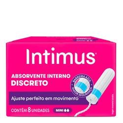 Absorvente Interno Intimus Mini 8un