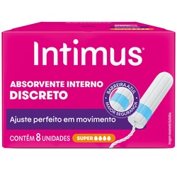 Absorvente Interno Intimus Super 8un