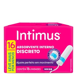 Absorvente Interno Intimus Mini 16un