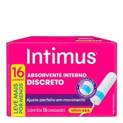 Absorvente Interno Intimus MÉdio 16un