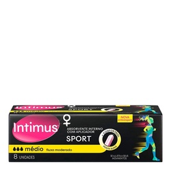 Absorvente Intimus Interno Sport MÉdio 8un