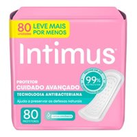 Absorvente Intimus Protetor DiÁrio Antibacteriano 80un