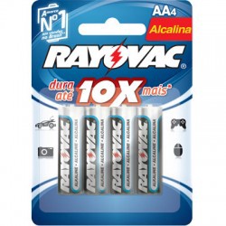 Pilha Rayovac Alcalina Aa 4un