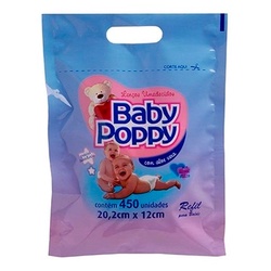 LenÇo Umedecido Baby Poppy Refil 450un