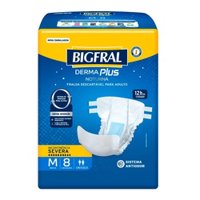 Fralda Bigfral Derma Plus Noturna M 8un