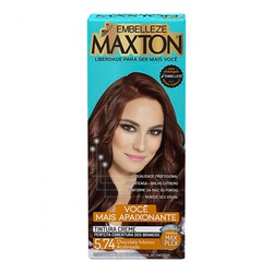 Tintura Maxton Pratica 5.74 Chocolate Intenso Acobreado