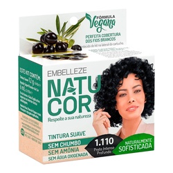 Tintura Natucor 1.110 Preto Intenso Profundo