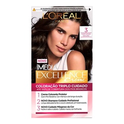 Tintura Loreal Imedia 3 Castanho Escuro