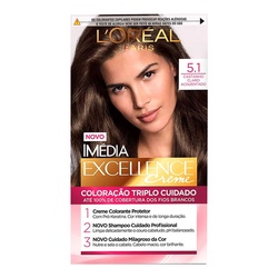 Tintura Loreal Imedia 5.1 Castanho Claro Acinzentado