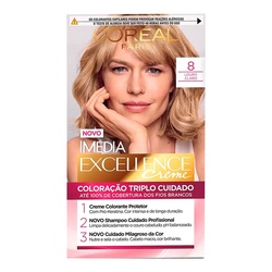 Tintura Loreal Imedia 8 Louro Claro