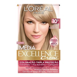 Tintura Loreal Imedia 10.1 Louro ClarÍssimo Acinzentado