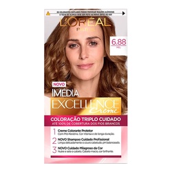 Tintura Loreal Imedia 6.88 Mel Tabaco