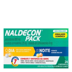 Naldecon Dia-noite 24cpr