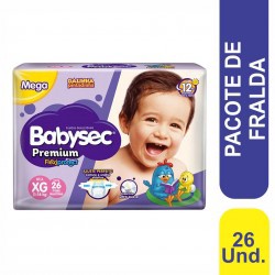 Fralda Babysec Premium Mega Xg 24un