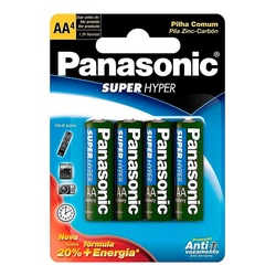 Bateria Panasonic Super Hyper Aa 4un