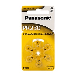 Bateria Panasonic Auditiva Pr230 6un