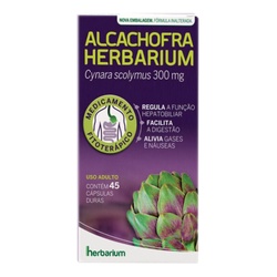 Alcachofra 300mg 45cps Herbarium